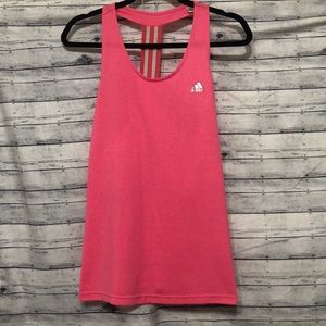 Adidas Pink Sleeveless Relaxed Tank Top